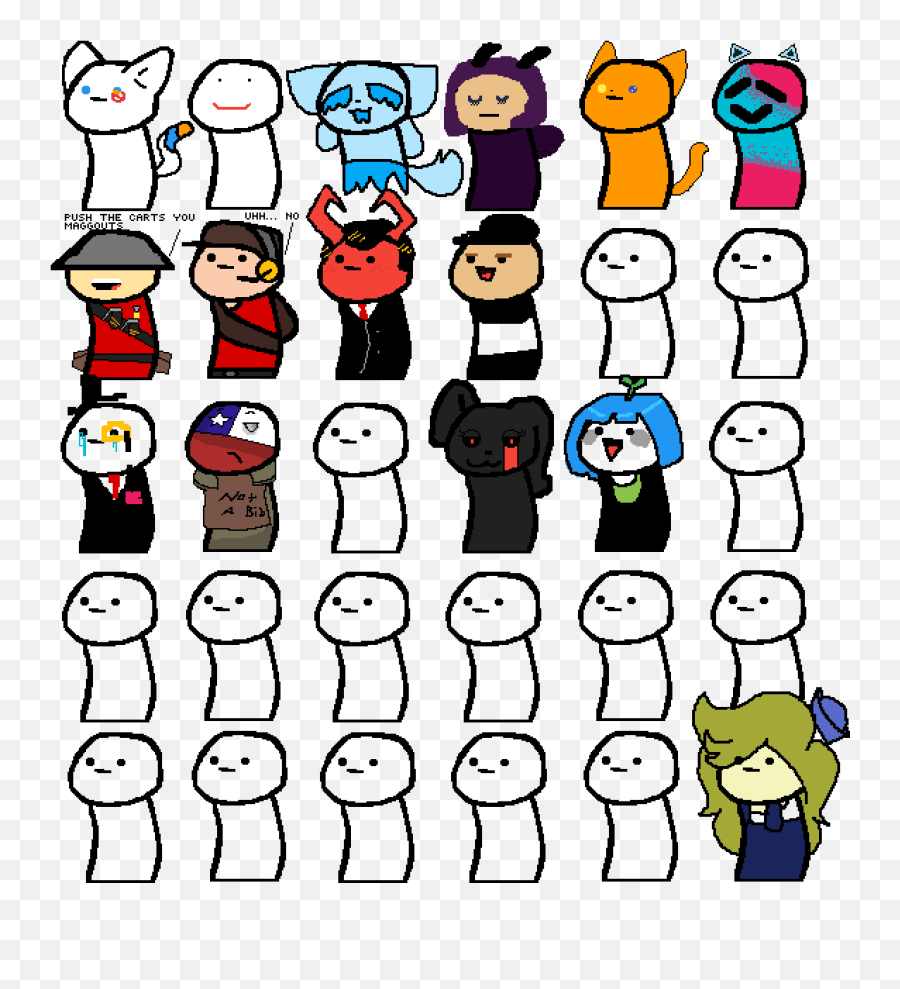 Make Your Own Oc - Drawing Clipart Full Size Clipart Dot Emoji,Make Clipart