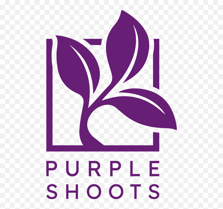 Purple Shoots Believe Support Thrive - Purple Shoots Emoji,Purple Png