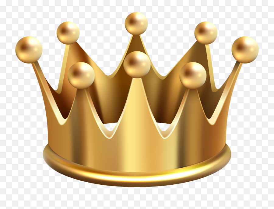 Download Gold Crown Png - Gold Crown Transparent Png Image Transparent Background Crown Clipart Png Emoji,Crown Png