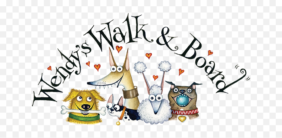 Dog Boarding And Dog Walking Emoji,Wendy's Logo Girl