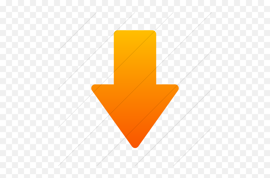 Iconsetc Simple Orange Gradient Foundation 3 Arrow Down Icon Emoji,Orange Arrow Png