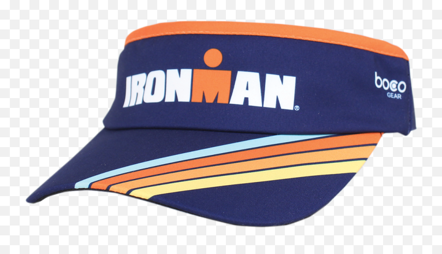 Ironman Interval Sunset Stripe Visor - Navy Emoji,Sunset Transparent