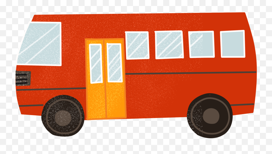 Cartoon Flat Simple Bus Png And Psd - Model Car Clipart Emoji,Car Clipart Free