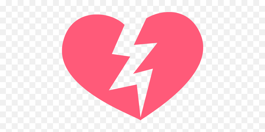 Broken Heart Id 2021 Emojicouk - Broken Heart Emoji Transparent Black,Broken Heart Png
