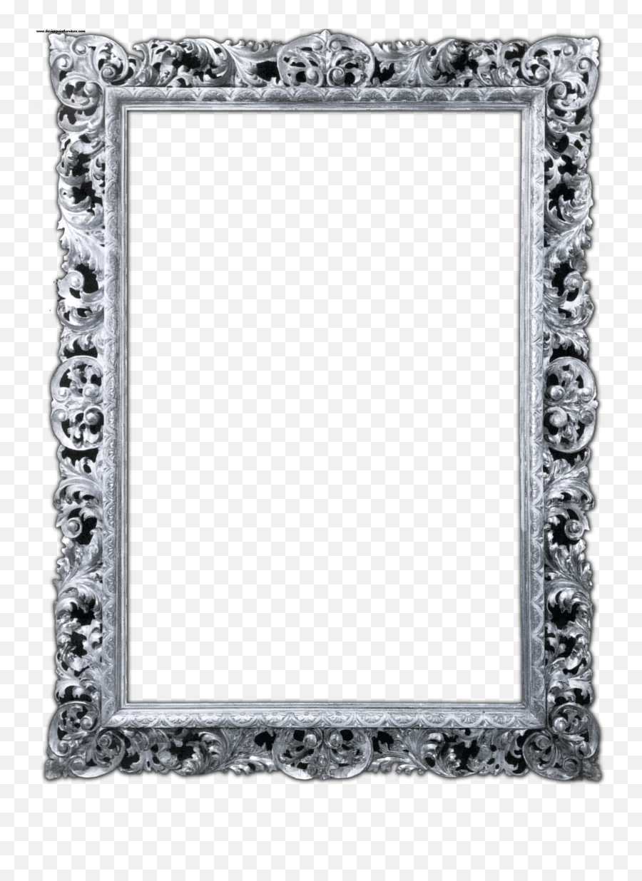 Download Hd Silver Frame Png - Gold Frames Transparent Png Decorative Emoji,Frames Png