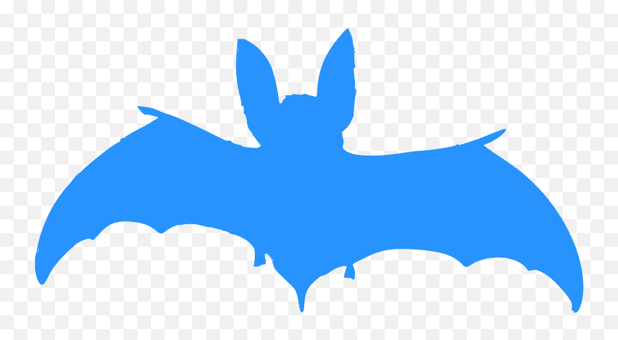 Bat With Outstretched Wings Silhouette - Free Vector Emoji,Wings Silhouette Png