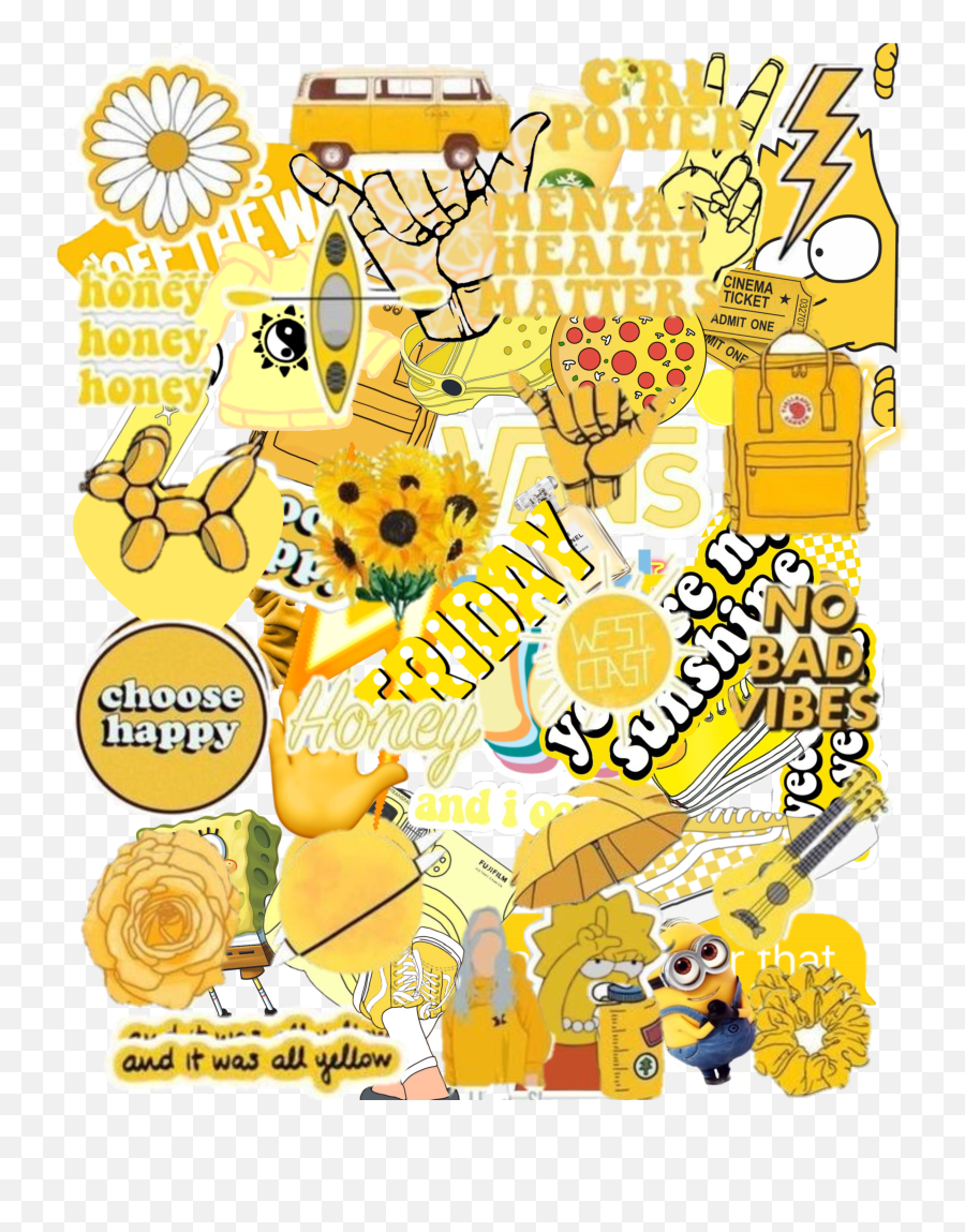 Freetoedit Yellow Vsco Yellowbackground Wallpaper Emoji,Transparent Wallpaper Camera