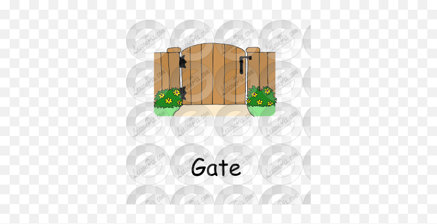Gate Picture For Classroom Therapy - Horizontal Emoji,Gate Clipart