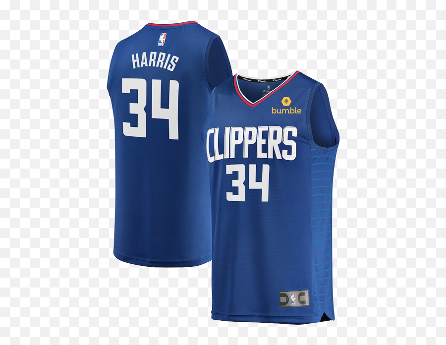 Download La Clippers Tobias Harris Icon Replica Jersey - La Clipper Emoji,La Clippers Logo