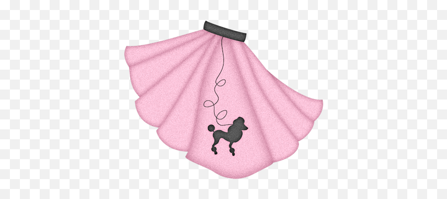 50s Poodle Skirt Clip Art Png Image - Poodle Skirt Clipart Emoji,Poodle Clipart