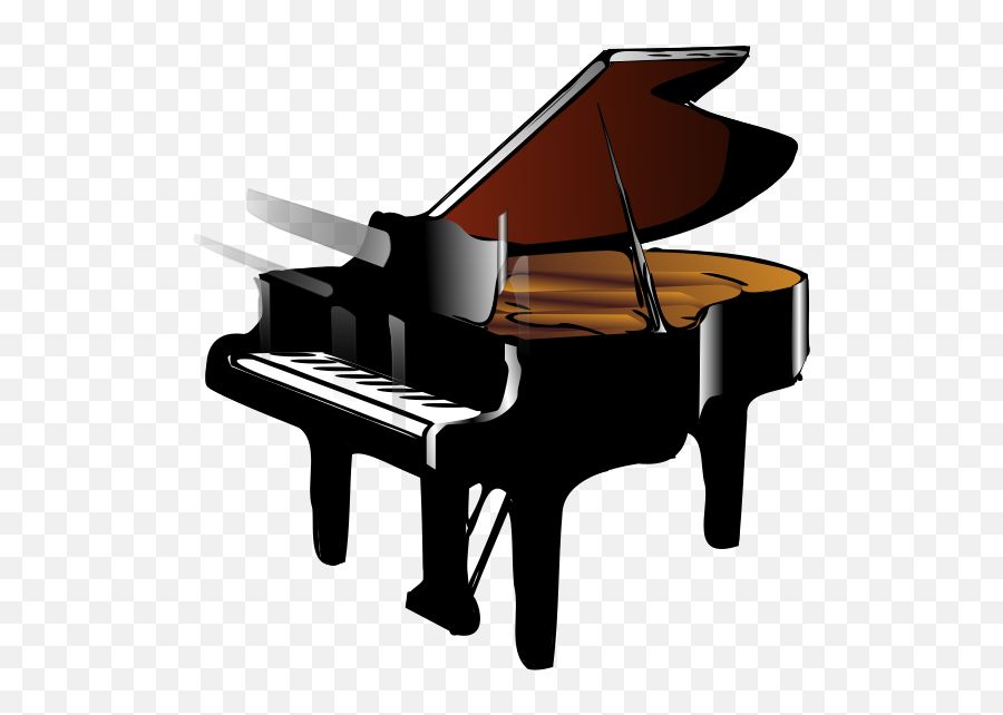 Keyboard And Piano Clipart - Piano Clipart Png Emoji,Piano Clipart