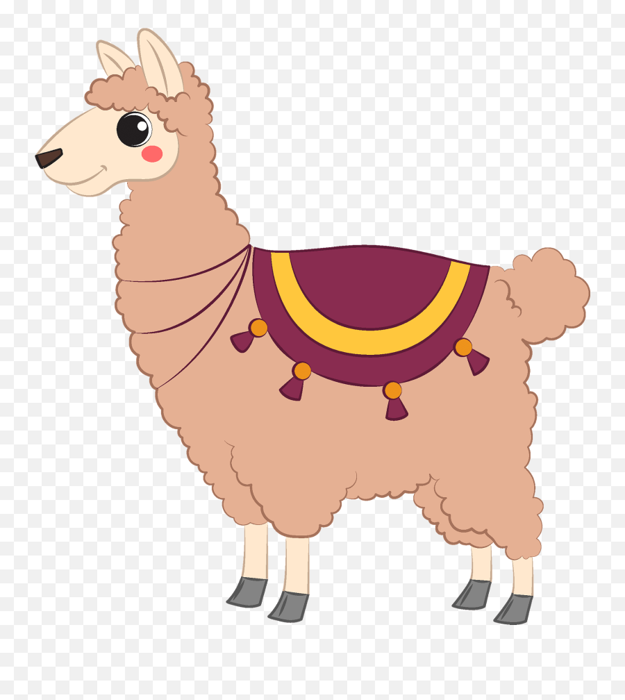 Llama Clipart - Transparent Llama Clipart Emoji,Llama Clipart