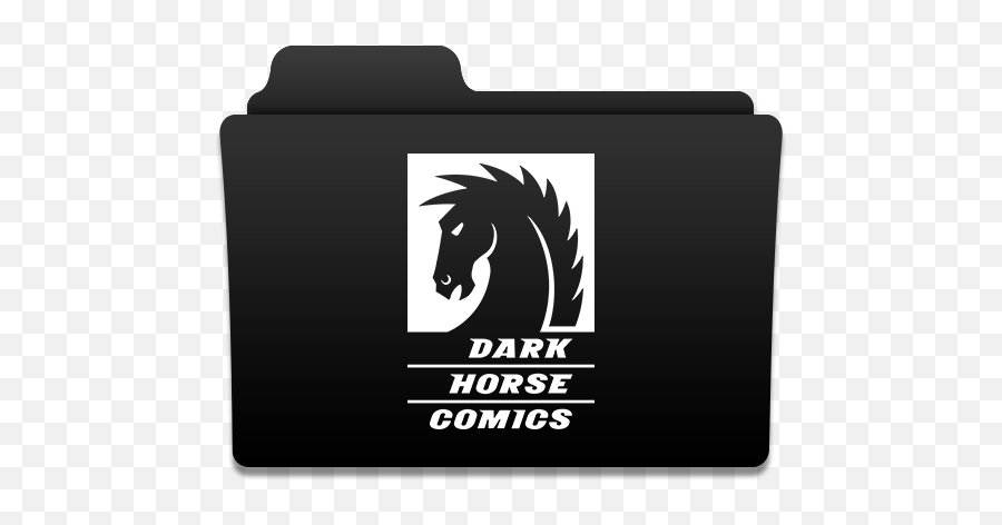 Dark Horse V2 Folder Free Icon Of - Dark Horse Comics Folder Icon Emoji,Dark Horse Comics Logo
