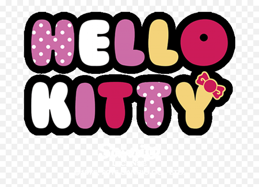 Download Free Png Hello Kitty Png - Hello Kitty Logo Png Transparent Emoji,Hello Kitty Png