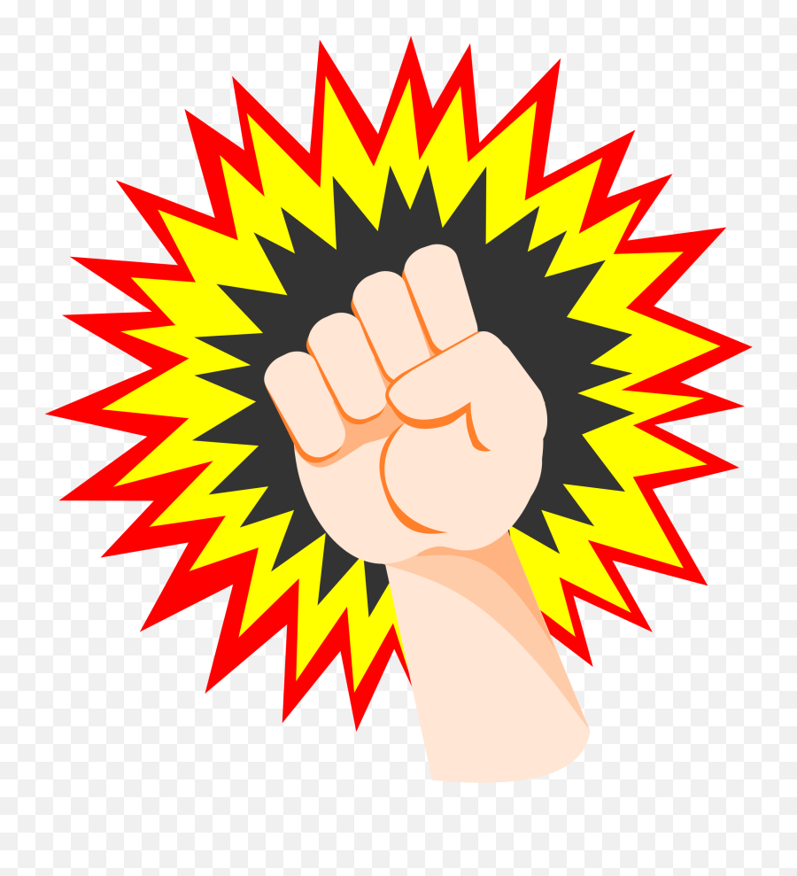 Clenched Fist Clipart Transparent Png - Cartoon Transparent Fist Png Emoji,Fist Clipart