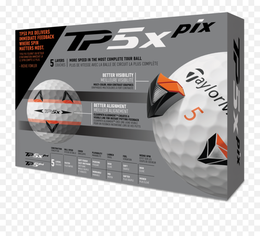 Taylormade Golf Company Announces The - Tp5x Pix Emoji,Golf Ball Logo