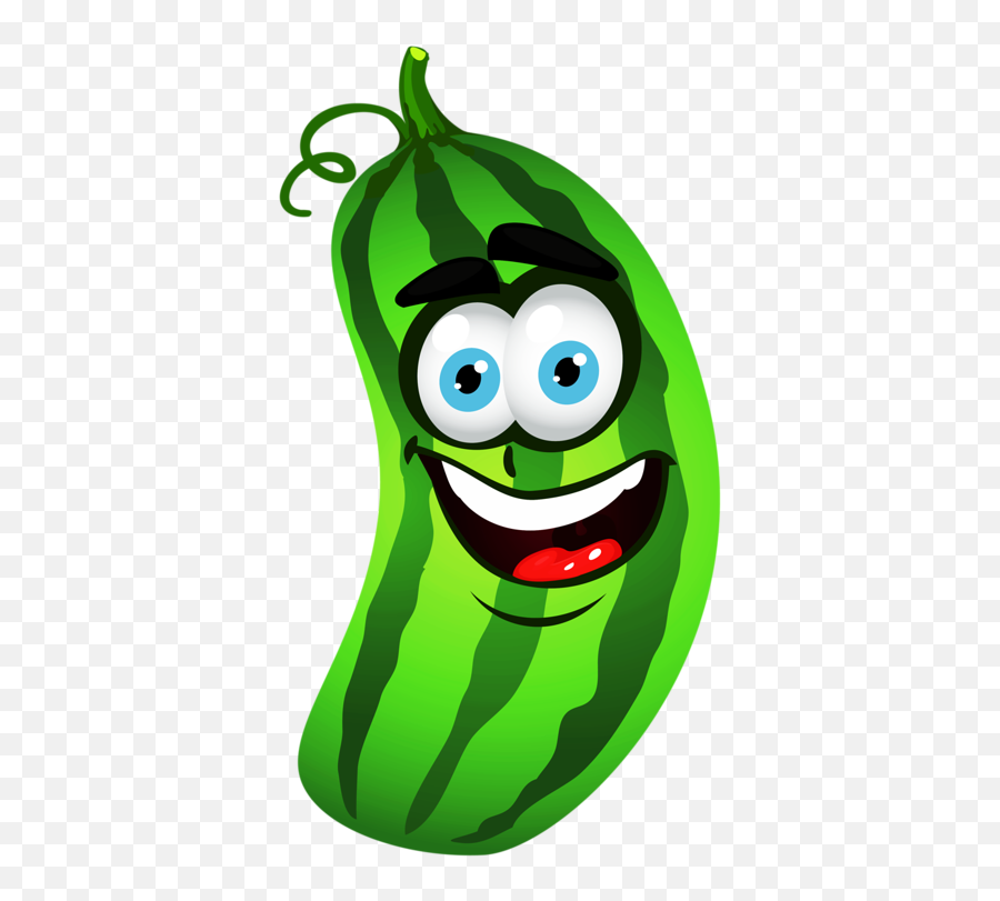 Pepino - Vegetables Clipart With Face Emoji,Vegetables Clipart