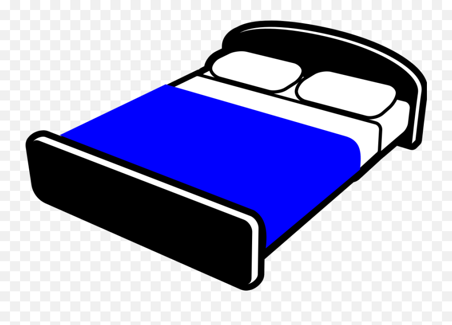 Single Bed Clipart Vector Clip Art - Bed Clipart Vector Emoji,Royalty Free Clipart