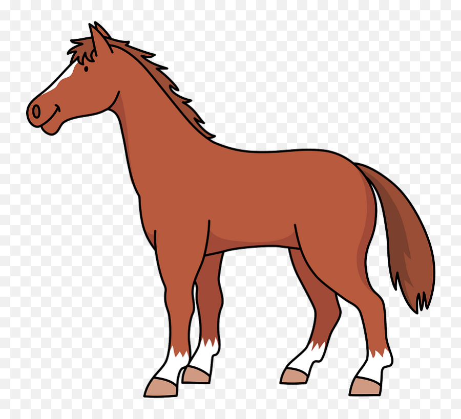 Thoroughbred Horse Clipart Free Download Transparent Png - Horse Animal Clipart Emoji,Running Horse Clipart