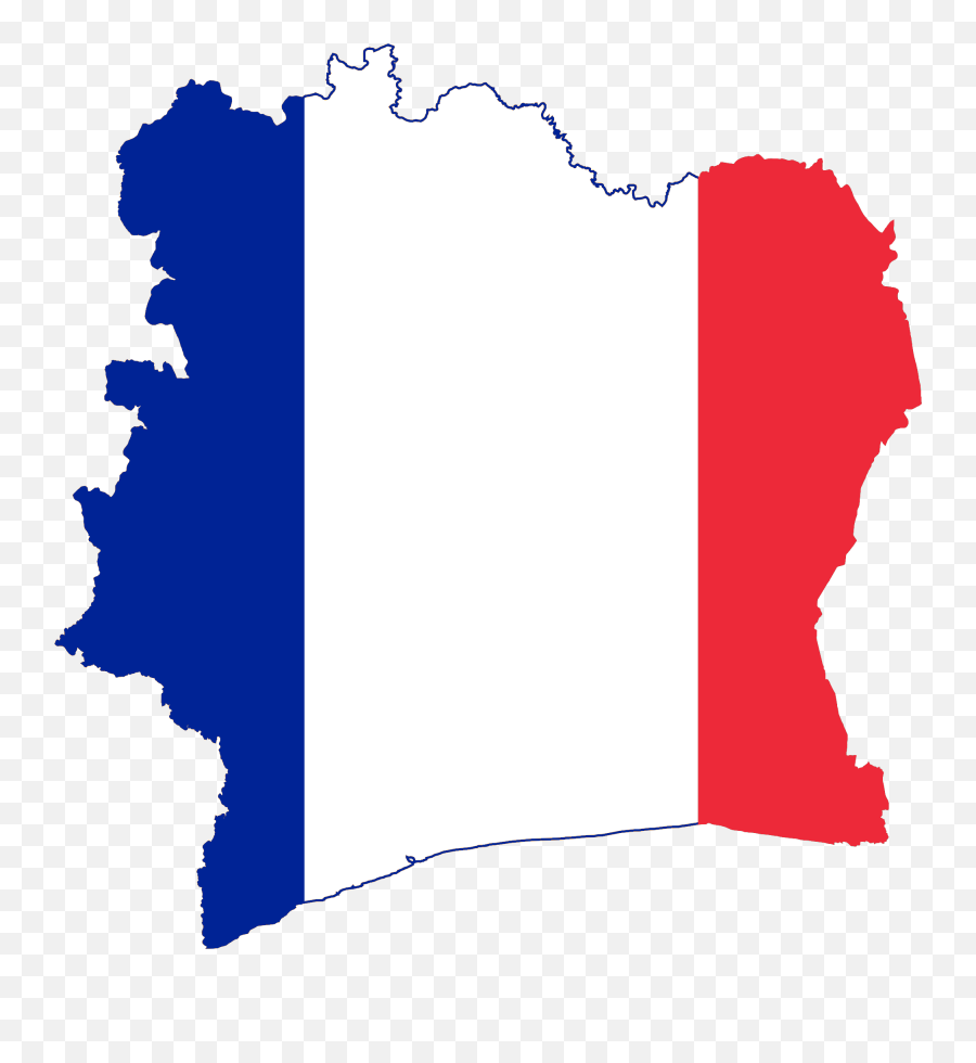 France Clipart Background - French Flag On Country Emoji,France Clipart
