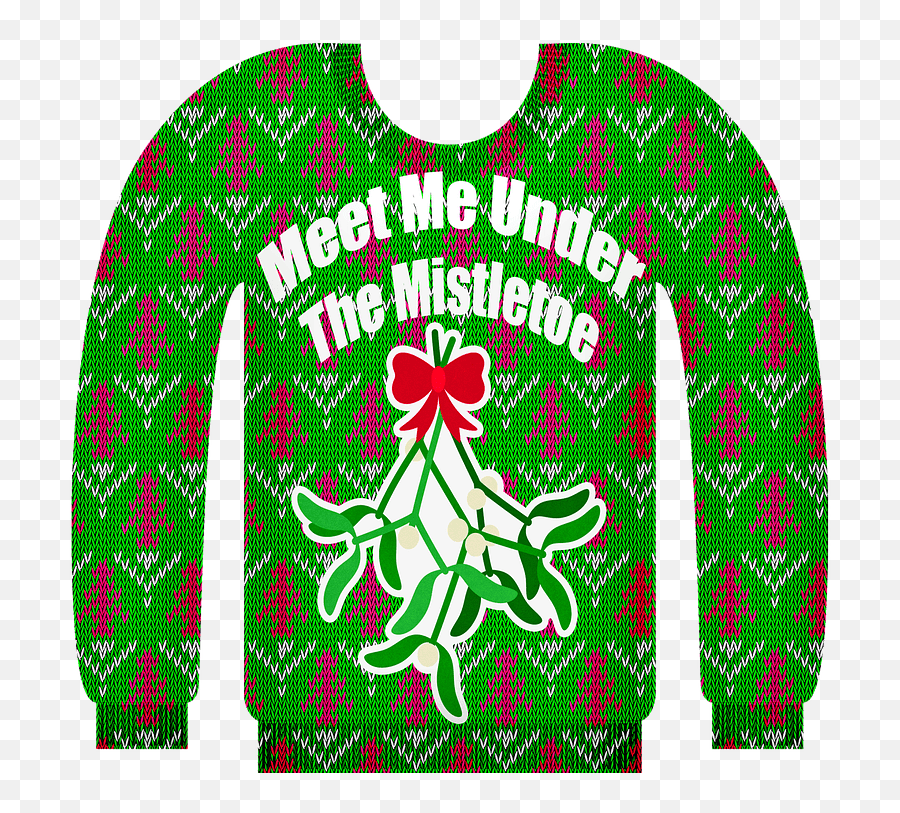 Ugly Christmas Sweater Clipart - Christmas Jumper Png Free Emoji,Christmas Sweater Clipart