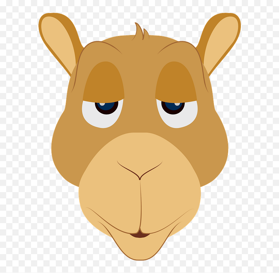 Camel Face Clipart Free Download Transparent Png Creazilla - Cartoon Clipart Camel Face Emoji,Face Clipart