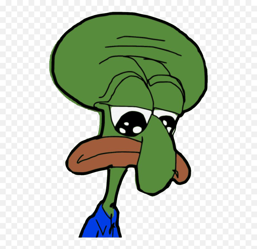 Download Hd 11951069 - Squidward Pepe The Frog Transparent Emoji,Pepe The Frog Png
