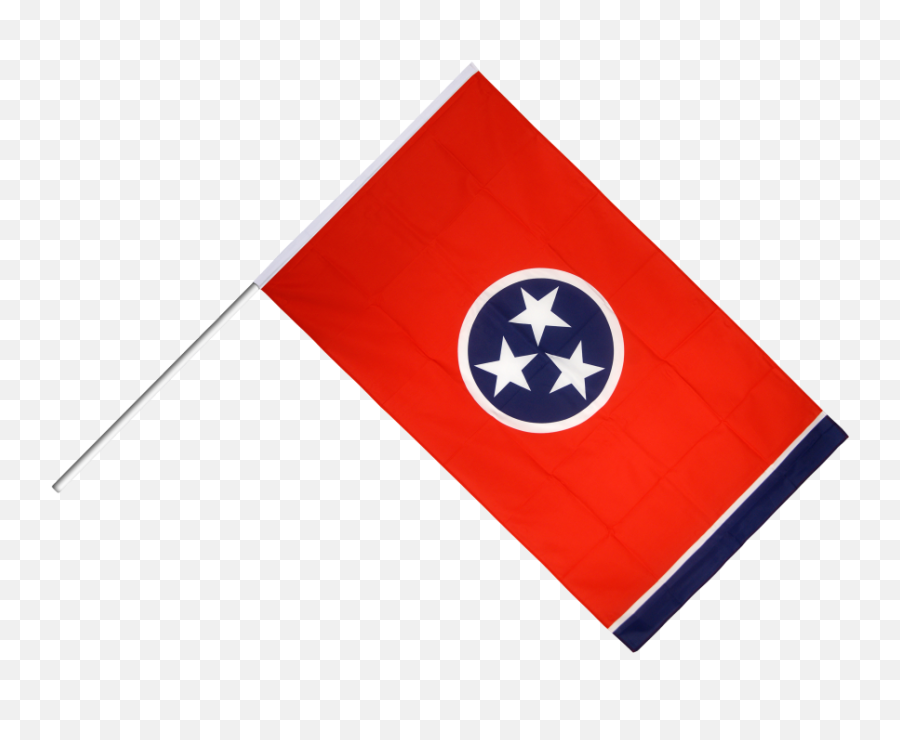 Hand Waving Usa Flag And - Tennessee State Flag Clipart Emoji,Tennessee State Logo