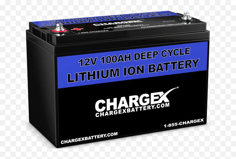 Chargex 12v 100ah Lithium Ion Battery Emoji,Batteries Png
