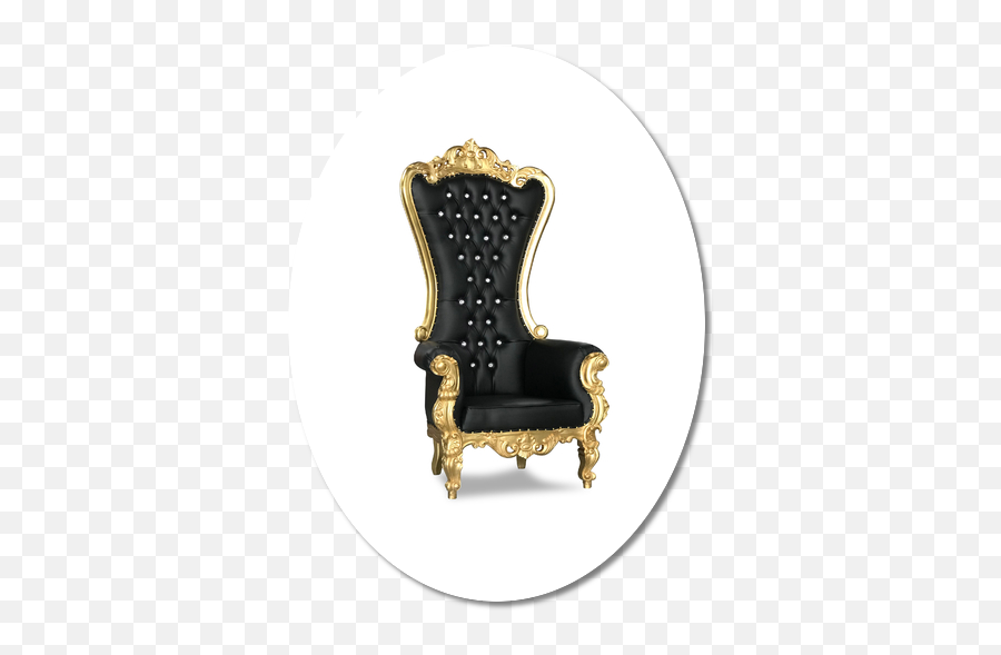 Shop Throne Chairs U2022 Chiseled Perfections Throne Chair Emoji,King Chair Png