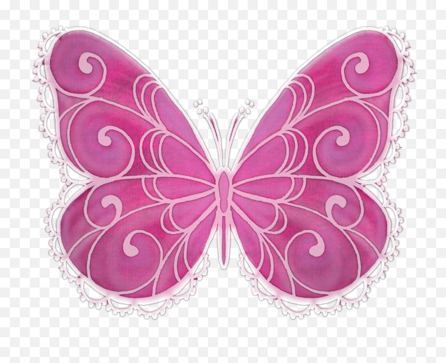 Vector Butterfly Pink Png Emoji,Pink Butterfly Png