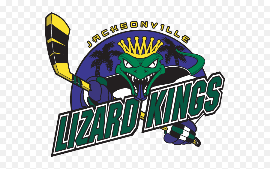 Jacksonville Lizard Kings Primary Logo - Jacksonville Lizard Kings Emoji,Kings Logo