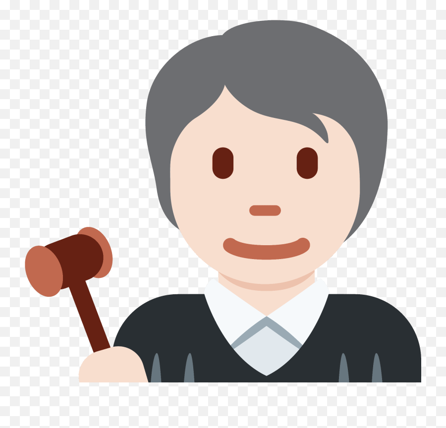 Judge Emoji Clipart - Mallet,Judge Clipart