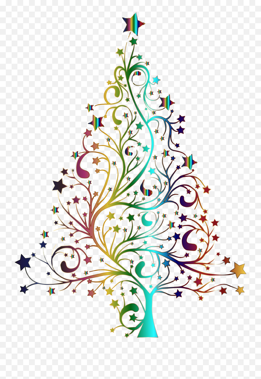 Clipart Rainbow Christmas Clipart - Transparent Background Animated Christmas Tree Emoji,Free Christmas Clipart
