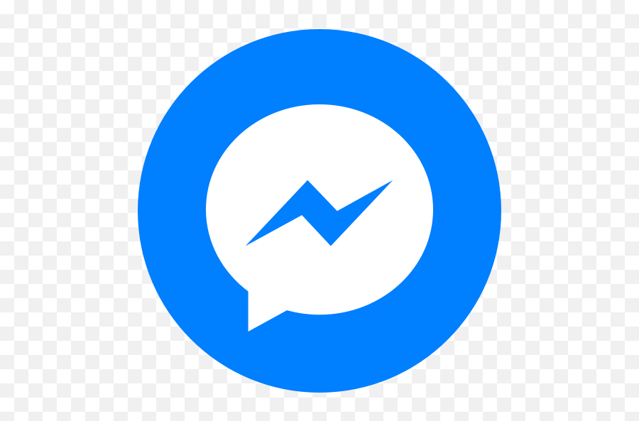 Circle Facebook Messenger Messenger - Messenger Chat Icon Emoji,Facebook Messenger Logo