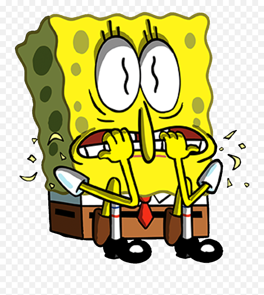 Terrified Spongebob Page 1 - Line17qqcom Emoji,Scary Logos