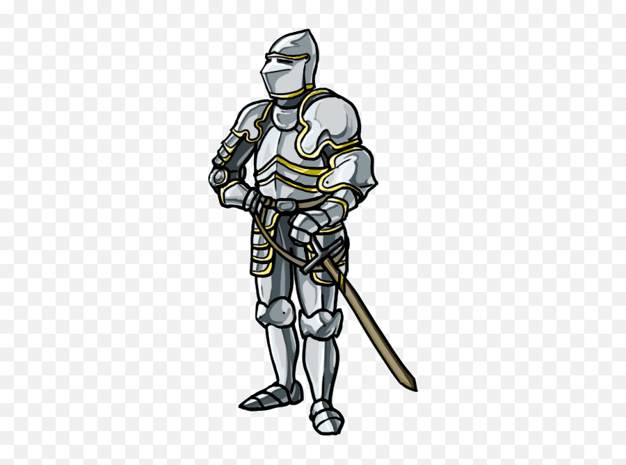 Medieval Knight Cartoon Knight Png - Knight Drawing Png Emoji,Knight Png
