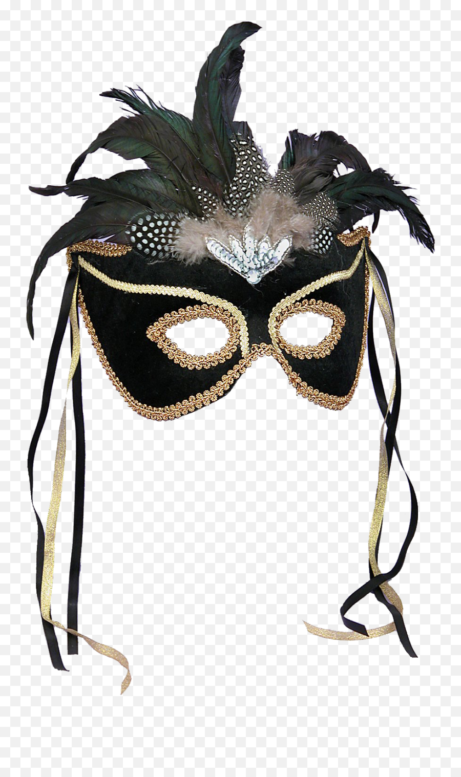 Download Phantom Ball Masquerade Mask Halloween Costume - Feather Masks Mardi Gras Emoji,Halloween Costume Clipart