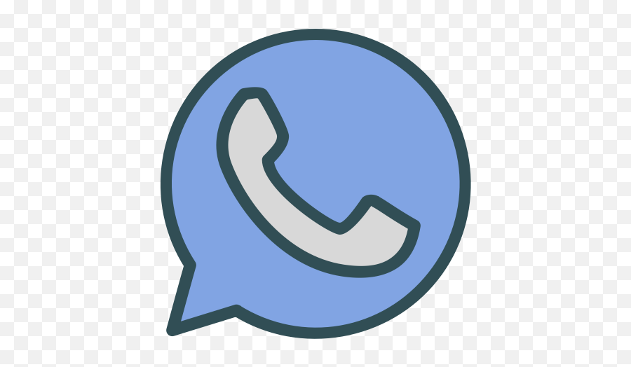 Whatsapp Phone Circle Shape Brand Emoji,Whatsapp Logo