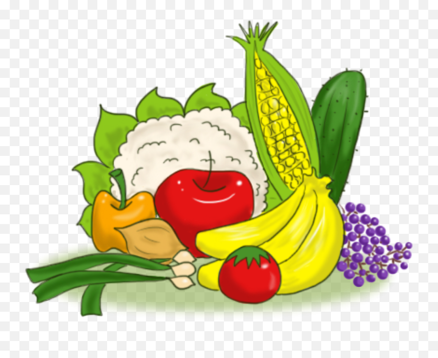 Good Food Picture Cartoon Clipart - Cartoon Transparent Healthy Food Emoji,Good Clipart