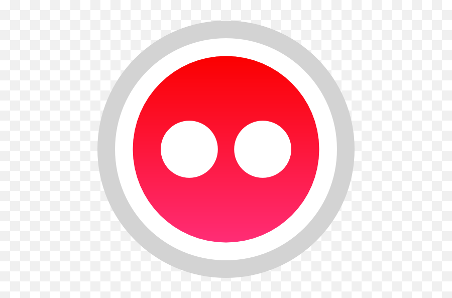 Flickr Social Media Logo Free Icon Of Social Media - Dot Emoji,Flickr Logo