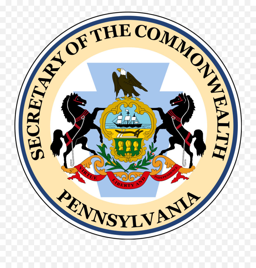 Fileseal Of The Secretary Of The Commonwealth Of - Commonwealth Of Pennsylvania Emoji,Pennsylvania Png
