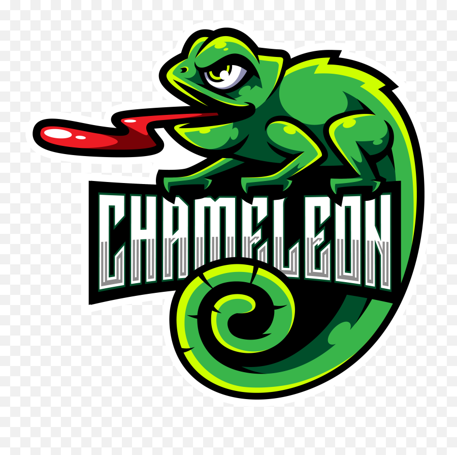 Chameleon Esport Mascot Logo Design By Visink Thehungryjpeg - Chameleon Esport Logo Emoji,Esports Logo Template