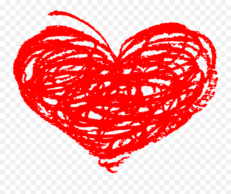 Heart Clipart Crayon Heart Crayon Transparent Free For - Transparent Scribble Heart Emoji,Heart Clipart