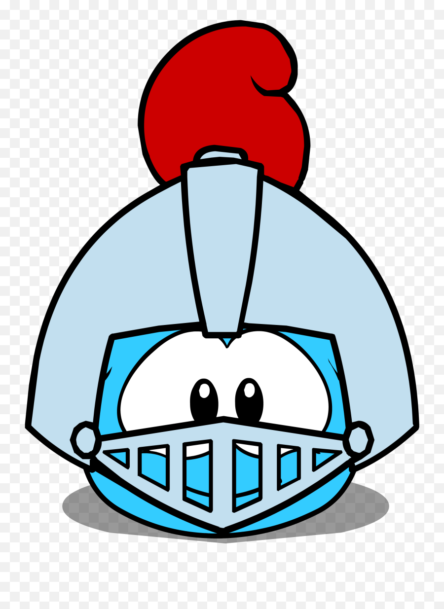 Puffle Hats Knight Helmet Id 81 Igloo Emoji,Knight Helmet Clipart