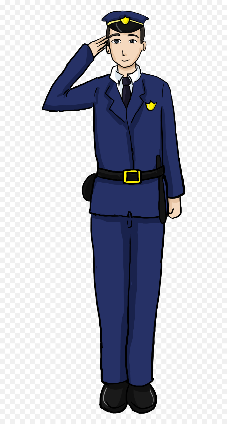 Clip Art Police Officer Uniform Clipart - Military Rank Emoji,Police Clipart