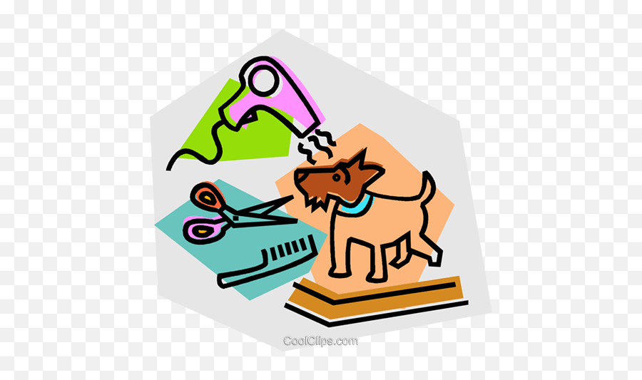 Dog Grooming Royalty Free Vector Clip Emoji,Dog Grooming Clipart