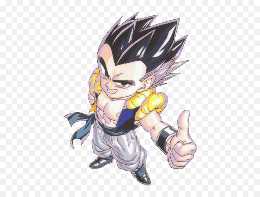 Download Hd Share This Image - Gotenks Thumbs Up Transparent Emoji,Gotenks Png