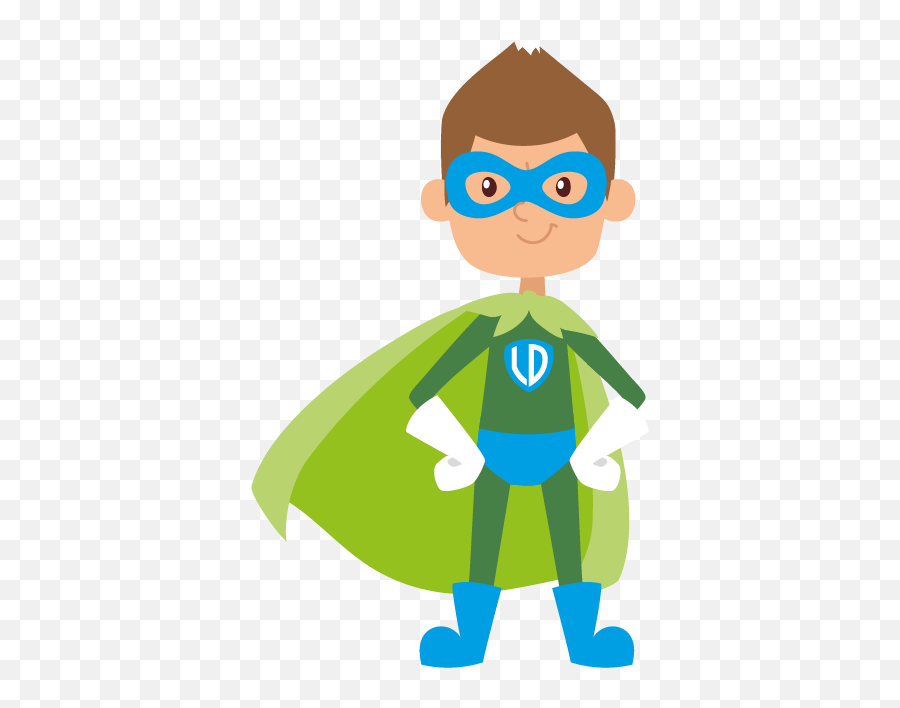 Captain Logic - Kids Superhero Vector 398x627 Png Emoji,Kid Superhero Clipart