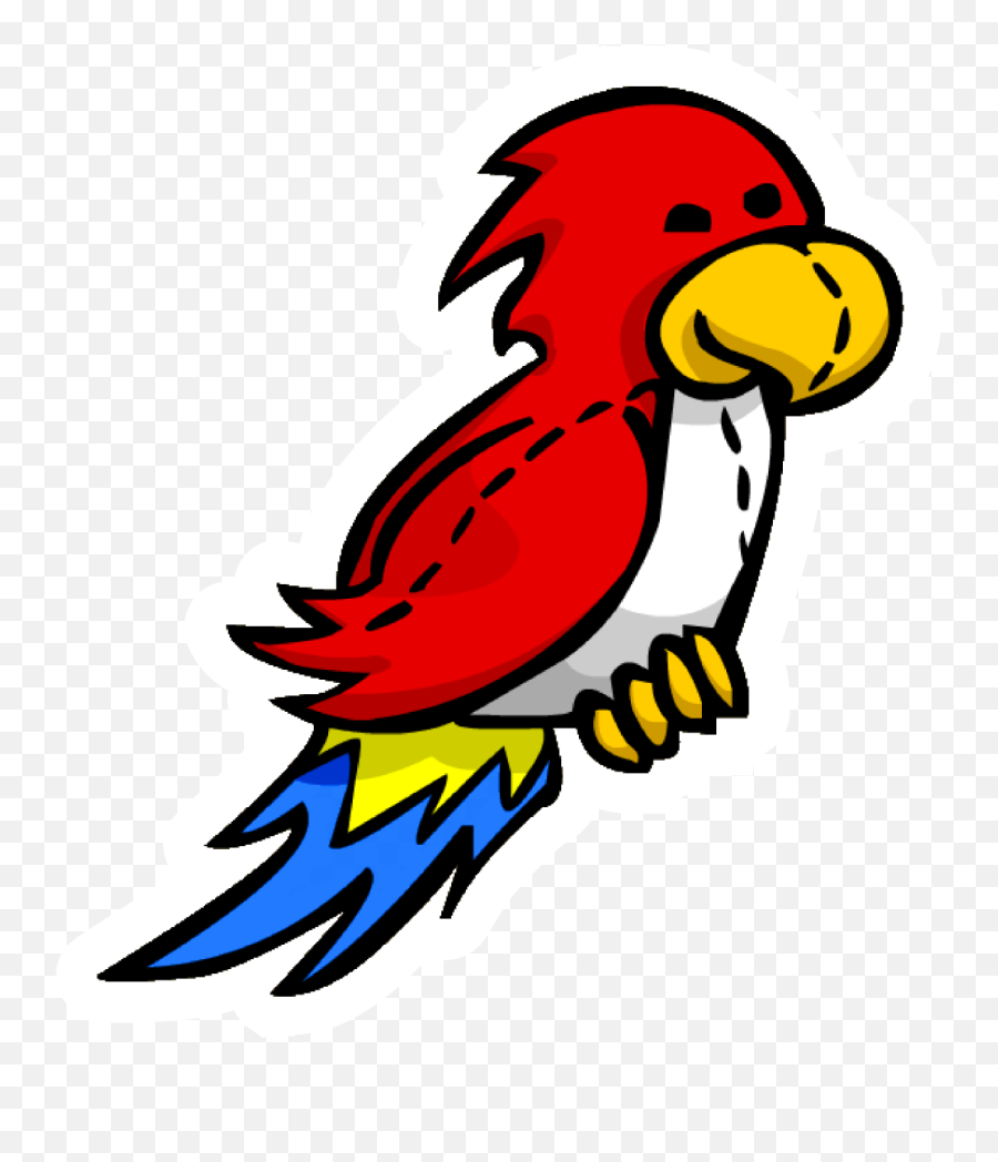 Image - Parrot Pin Iconpng Club Penguin Fanon Wiki Make Emoji,Parrots Clipart